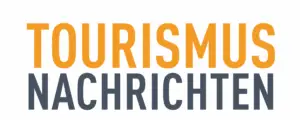 ALT-Text: Logo mit den Worten Tourismus Nachrichten, orange und grau, auf hellem Hintergrund.